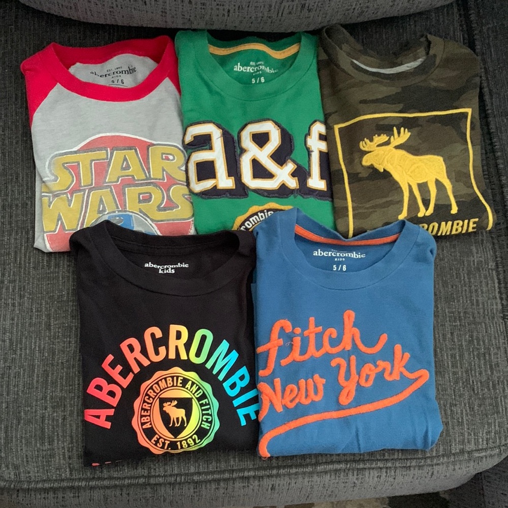 Abercrombie kids long sleeve tee bundle